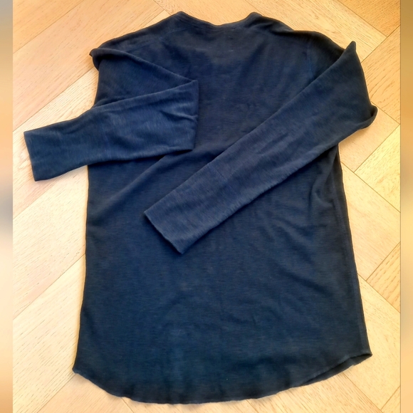 Wings + Horns long sleeve classic henley shirt men's S - Picture 2 of 10